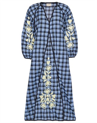 Fran Kleid - Blue Checks